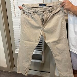 Ralph Lauren Cream Casual Trousers